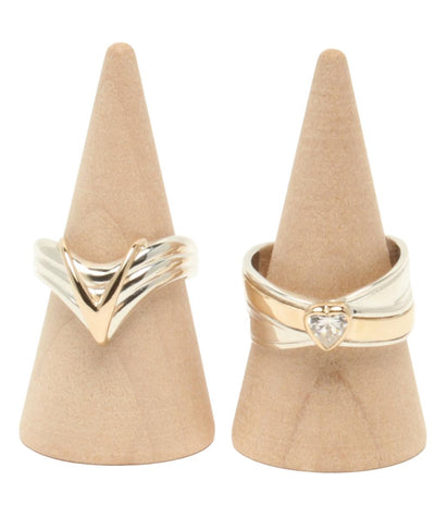 美品 ヴァンドーム リング 指輪 K10 SV925 2点セット レディース VANDOME