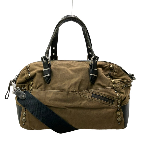 DIESEL ハンドバッグ ショルダーバッグ 2WAY 斜め掛け スタッズ レディース ディーゼル
