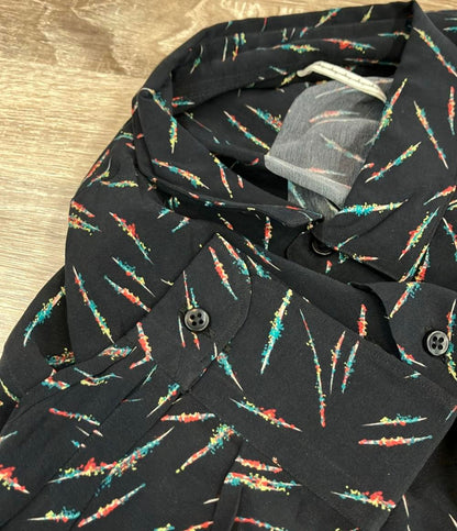 m's braque 長袖シャツ レーヨン 2223005E メンズ SIZE 40 (M) エムズブラック