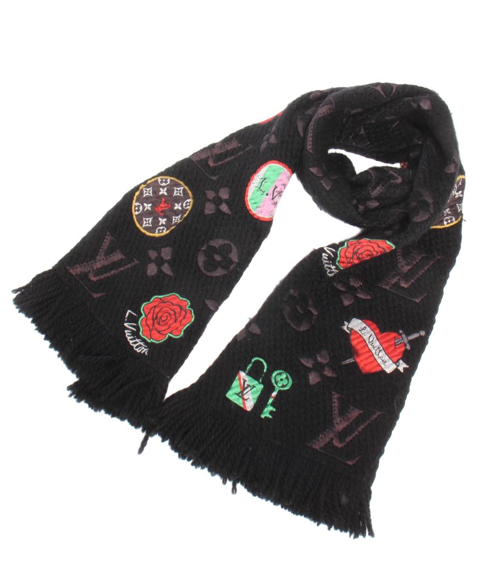 LOUIS VUITTON マフラー エシャルプ ロゴマニア LVストーリーズ M71060