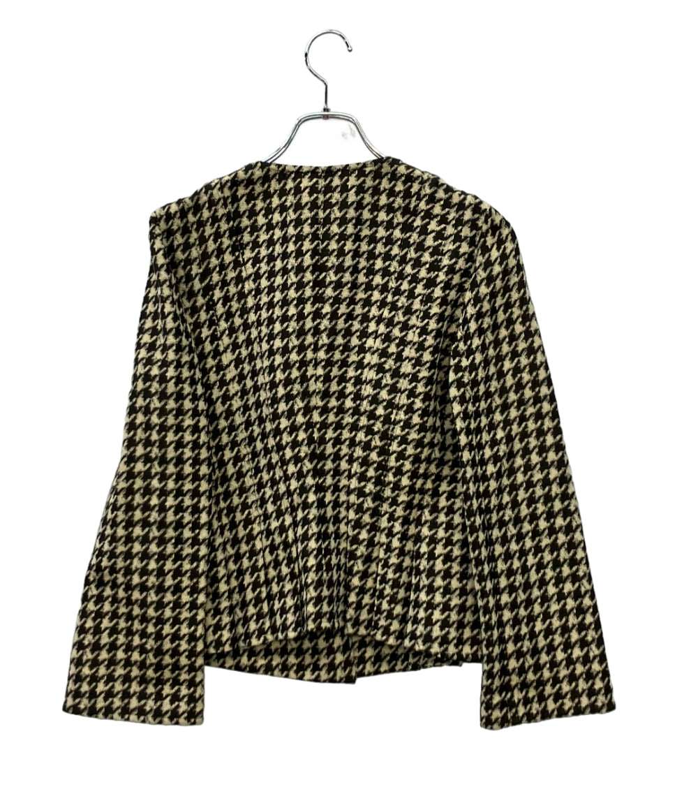 ARMANI COLLEZIONI ノーカラージャケット レディース SIZE 40 (S) アルマーニコレッツォーニ