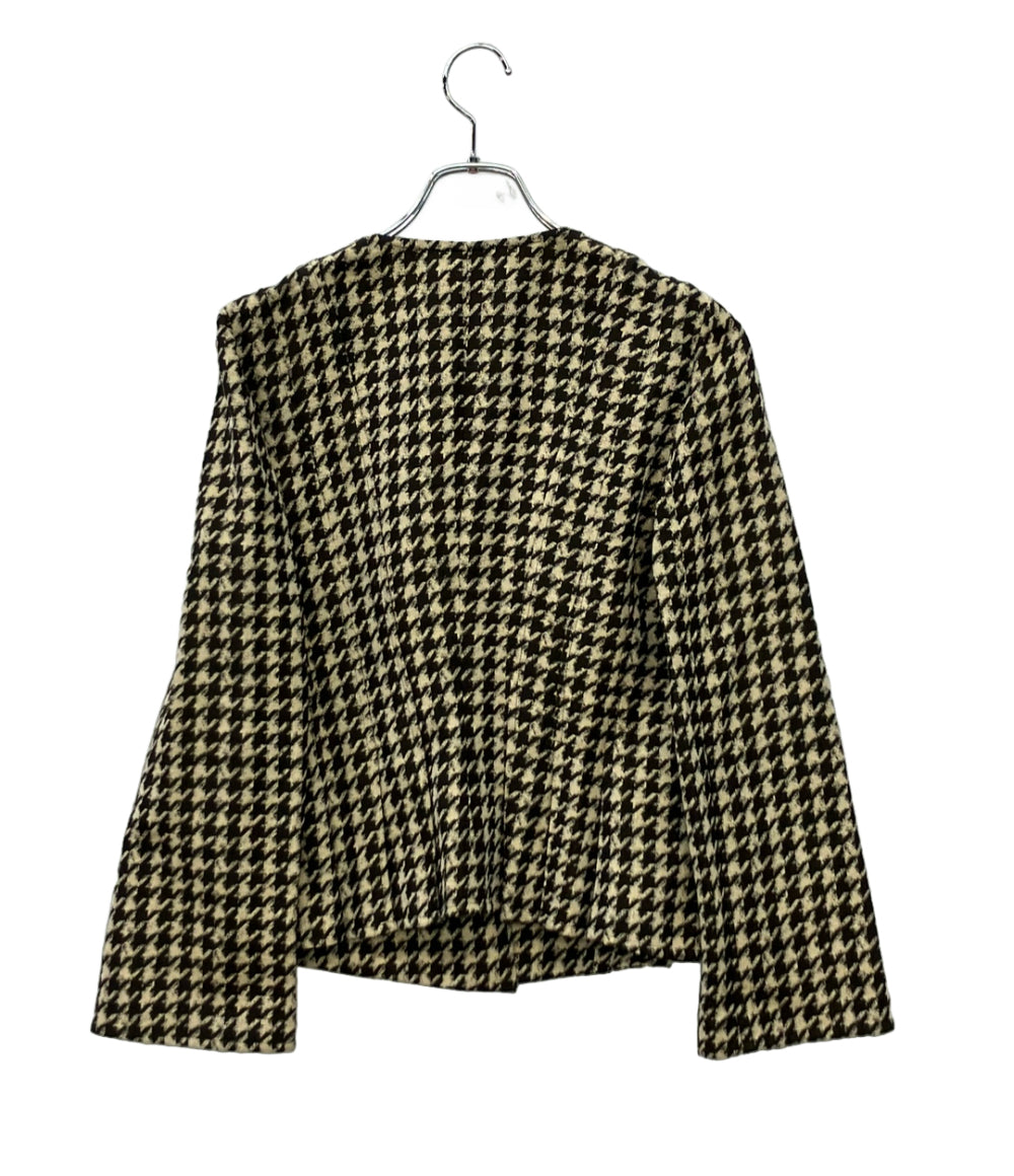 ARMANI COLLEZIONI ノーカラージャケット レディース SIZE 40 (S) アルマーニコレッツォーニ
