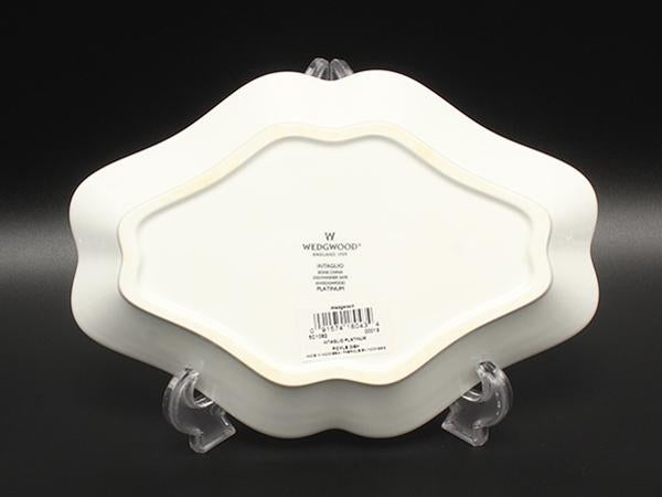 WEDGWOOD ダイヤディッシュ 皿 22cm インタグリオ プラチナ ウェッジウッド