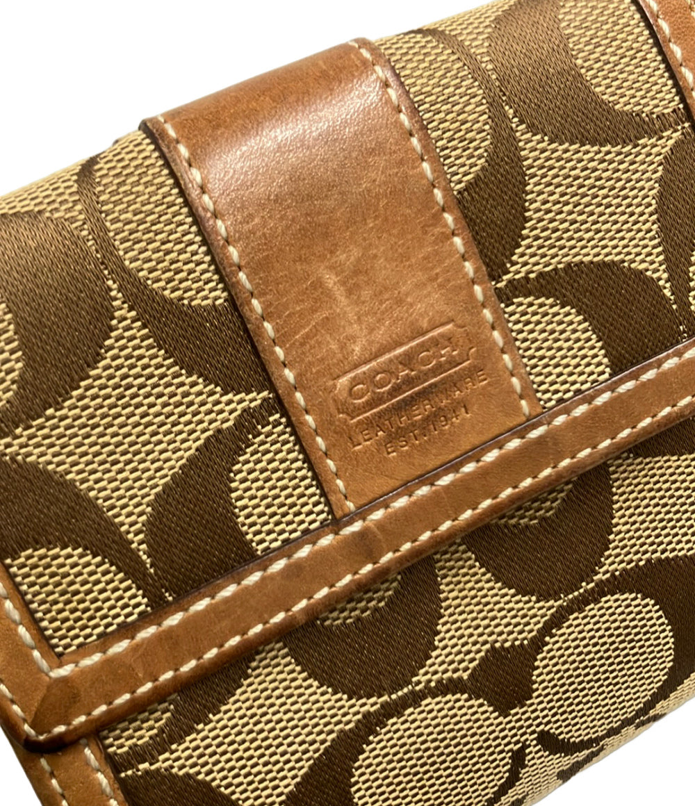 COACH 二つ折り財布 シグネチャー レディース コーチ