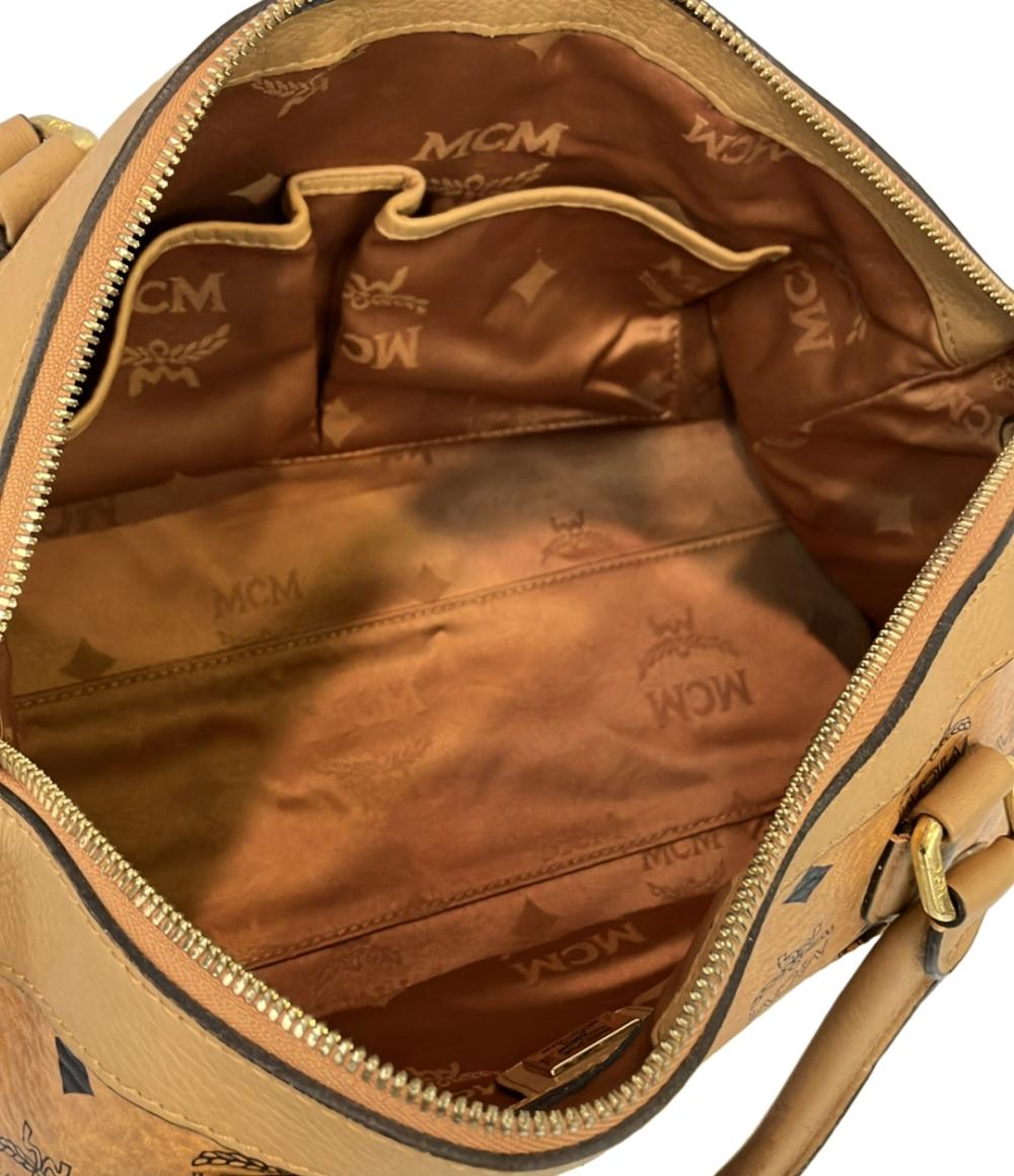 MCM ハンドバッグ ミニボストン ロゴ レディース エムシーエム