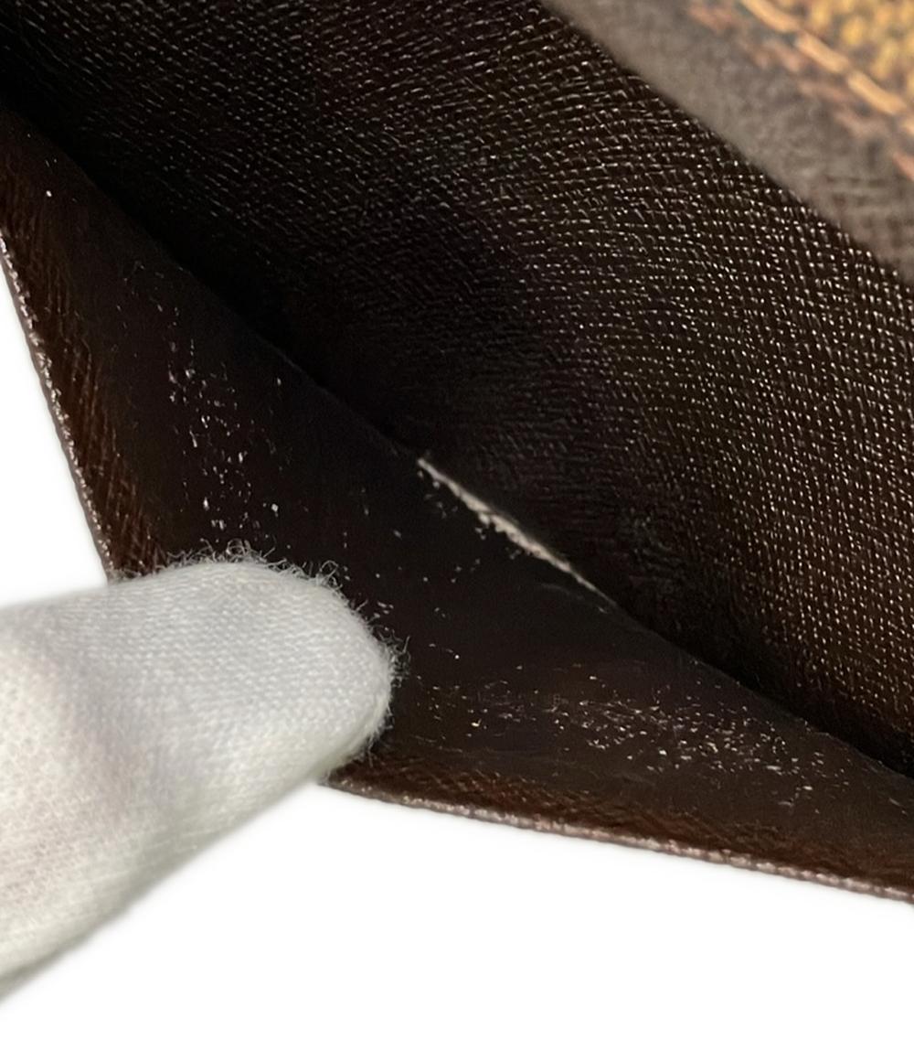 LOUIS VUITTON 二つ折り財布 ポルトモネ ビエ トレゾール ダミエ