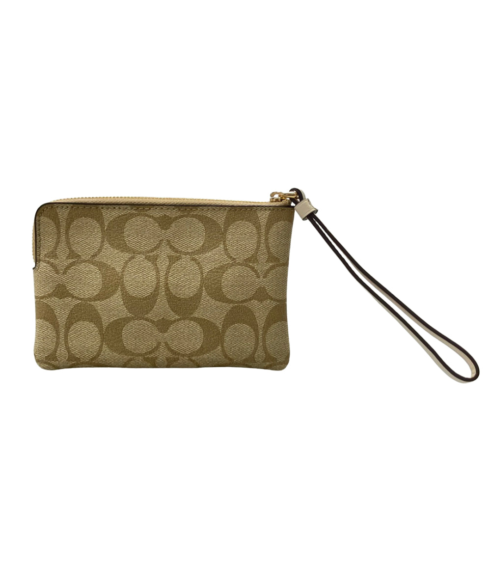 美品 COACH ポーチ シグネチャー F58035 レディース コーチ