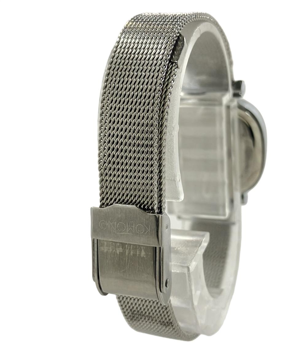 コモノ 腕時計 クオーツ シルバー レディース KOMONO