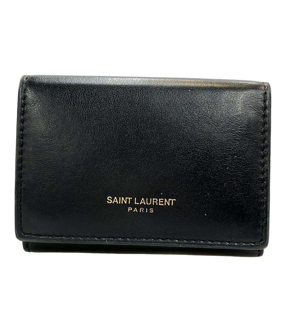 サンローラン 三つ折り財布 レザー レディース SAINT LAURENT