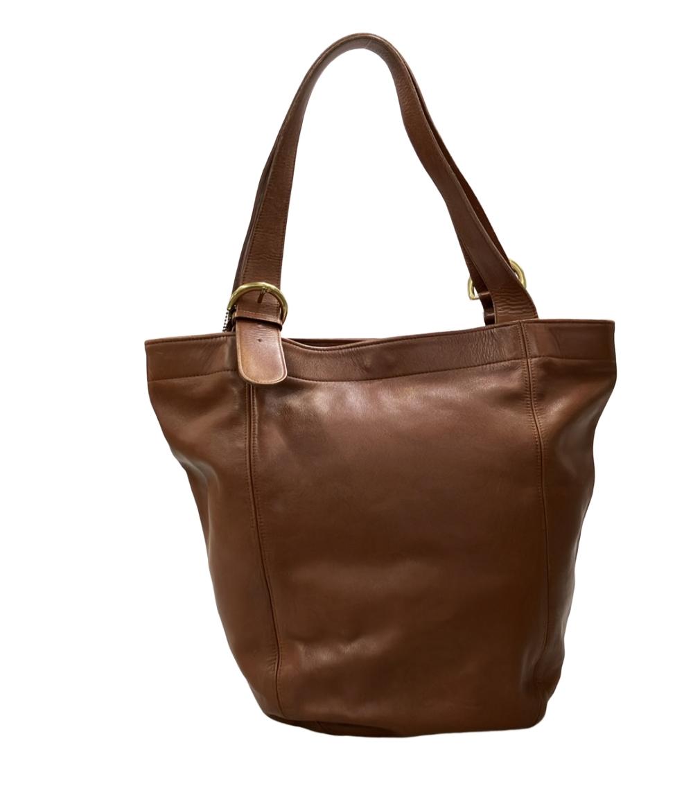 COACH　オールド　4082 レザートートバッグ 4082 オールドコーチ トートバッグ オールレザー 茶 ブラウン（2023/04