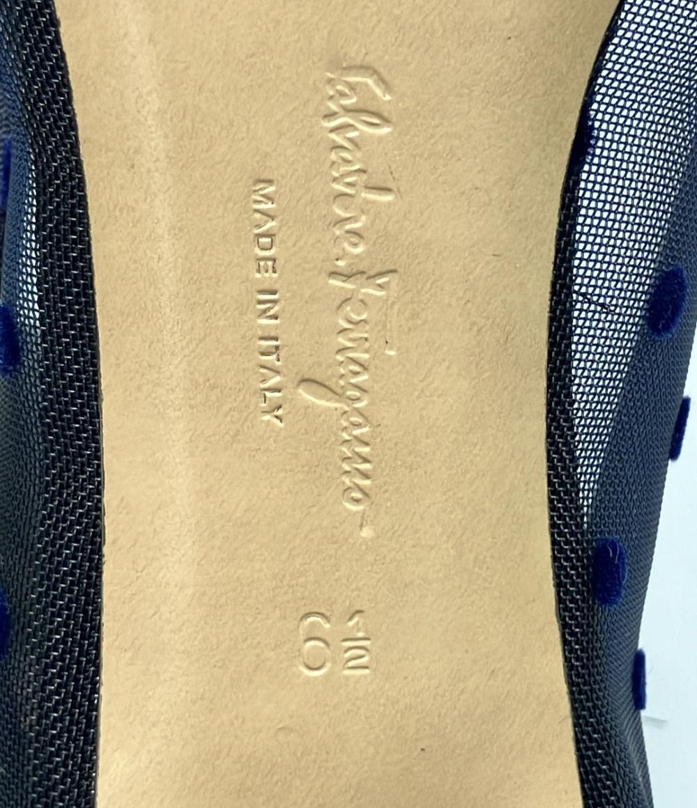 Salvatore Ferragamo パンプス メッシュ ヴァラ レディース SIZE 6.5 (M) サルヴァトーレフェラガモ