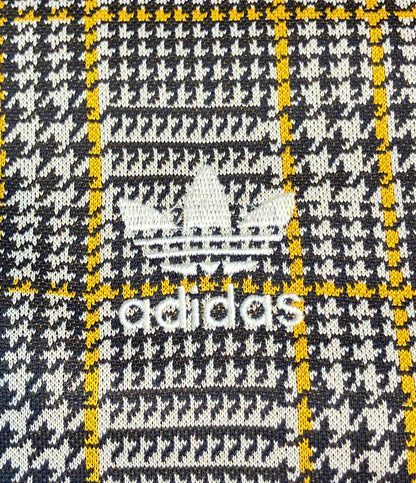 美品 adidas 千鳥格子柄 トラックジャケット メンズ SIZE S アディダス