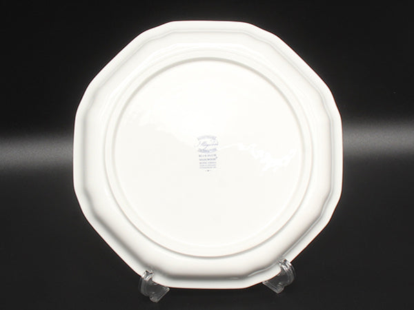 美品 WEDGWOOD オクタゴナルディッシュ 皿 24cm ブループラム ウエッジウッド