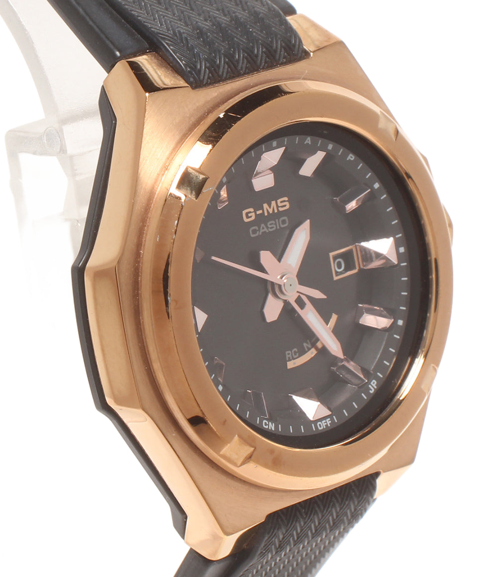 CASIO 腕時計 ジーミズ G-MS Baby-G 電波ソーラー ソーラー ブラック MSG-W300G レディース カシオ
