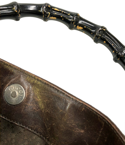 GUCCI 2WAY ハンドバッグ ショルダーバッグ 斜め掛け バンブー 001 1638 001998 レディース グッチ
