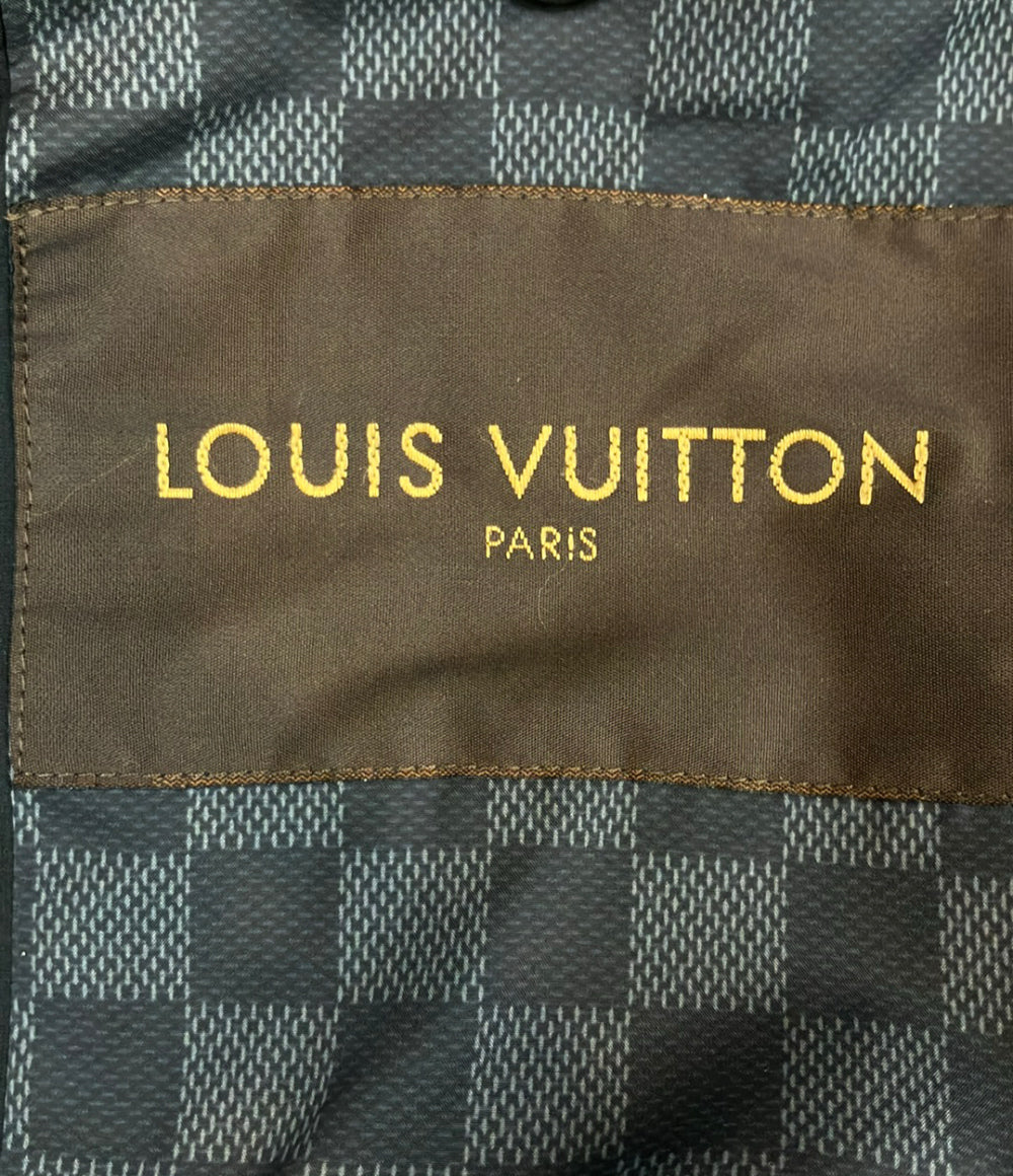 訳あり LOUIS VUITTON ステンカラーコート ベルト付き ボタン メンズ