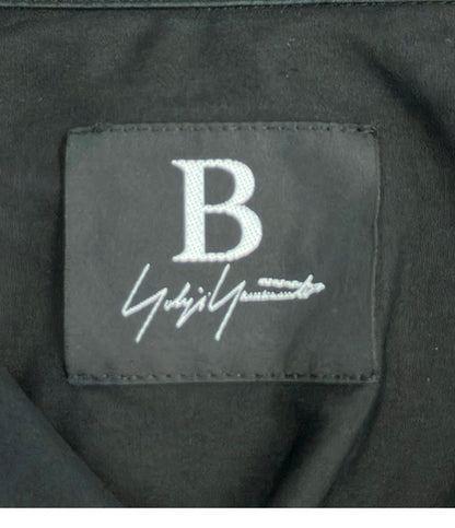 B YOHJI YAMAMOTO 半袖シャツ オープンカラー NV-B60-816 メンズ SIZE 2 (M) ビー ヨウジ ヤマモト