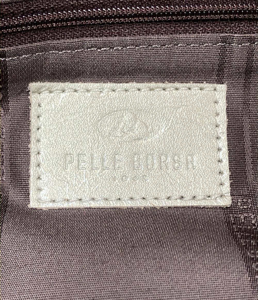 PELLE BORSA 2way ハンドバッグ ショルダーバッグ  斜め掛け レディース ペレボルサ