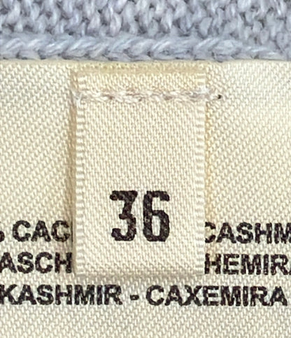 HERMES 長袖  Hリフト カシミヤカーディガン 6E2721D12 レディース SIZE 36 エルメス