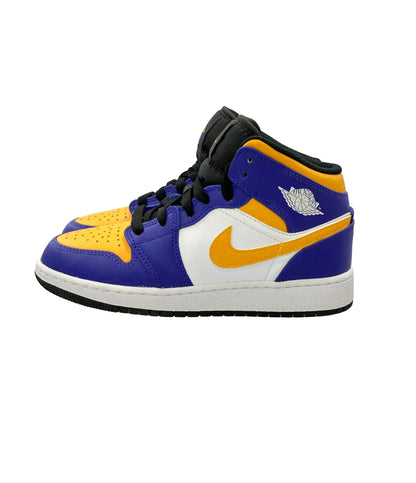 美品 NIKE ミドルカットスニーカー AIR JORDAN 1 MID GS DQ8423-517 キッズ SIZE 22.5 ナイキ
