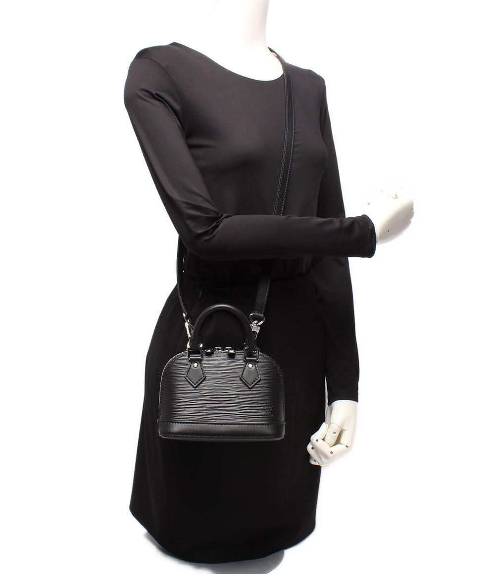 美品 LOUIS VUITTON ハンドバッグ ショルダーバッグ 斜め掛け ナノ アルマ  エピ M81945 レディース ルイ・ヴィトン