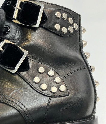 SAINT LAURENT レースアップブーツ レディース SIZE 38 25.0(cm) サンローラン