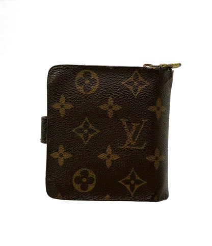 訳あり LOUIS VUITTON 二つ折り財布 コンパクトジップ モノグラム M61667 レディース ルイ・ヴィトン