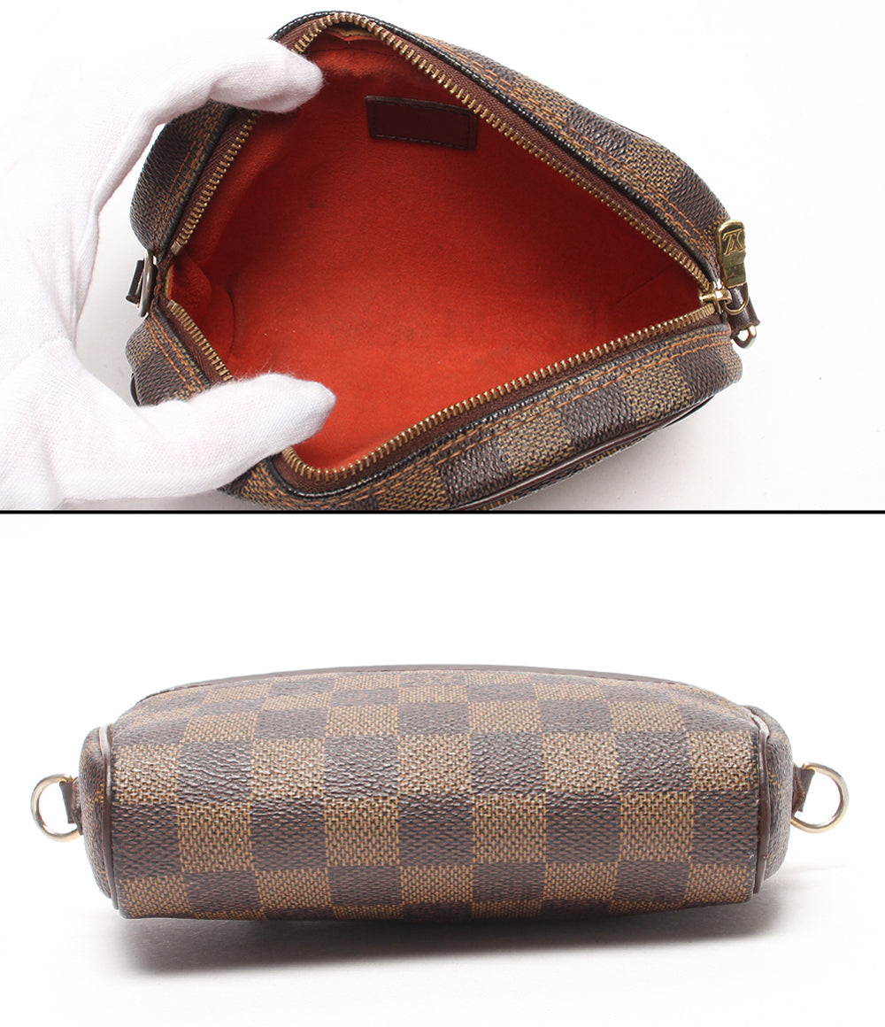 LOUIS VUITTON ショルダーバッグ 斜め掛け ウエストポーチ ポシェット イパネマ ダミエ N51296 レディース ルイ・ヴィトン