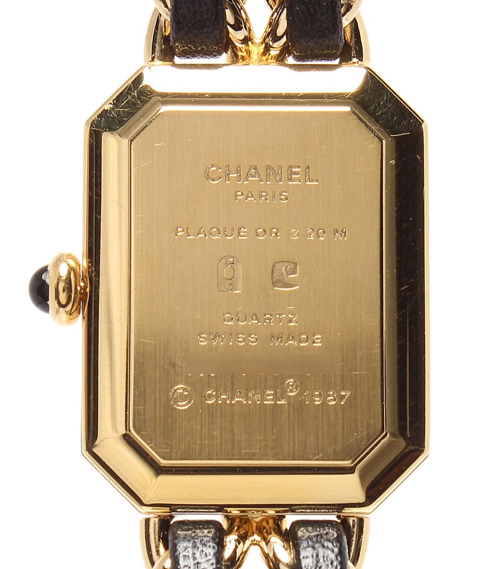 CHANEL 腕時計 プルミエール クオーツ ブラック シャネル