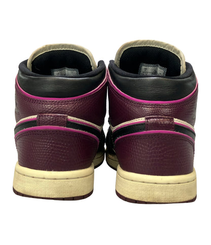 NIKE ミドルカットスニーカー AIR JORDAN 1 MID SE FQ7818-101 レディース SIZE 24.0 ナイキ