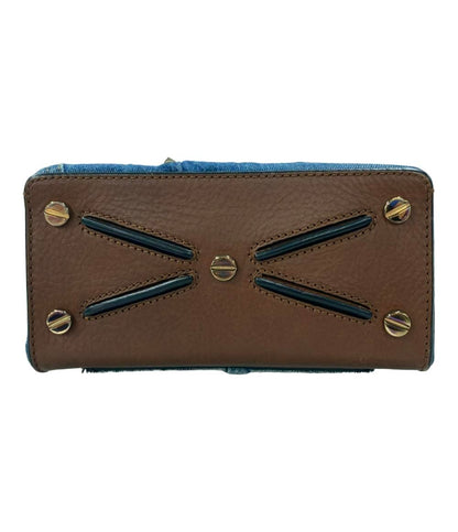 ヴァレンティノ 2wayハンドバッグ ショルダーバッグ デニム スタッズ PW2B0A55XZB レディース VALENTINO