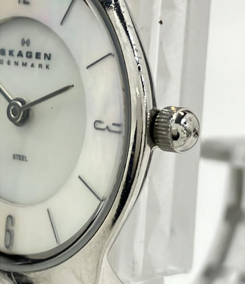 スカーゲン ③-170  602 SKAGEN腕時計 クオーツ シェル 233XSSS レディース