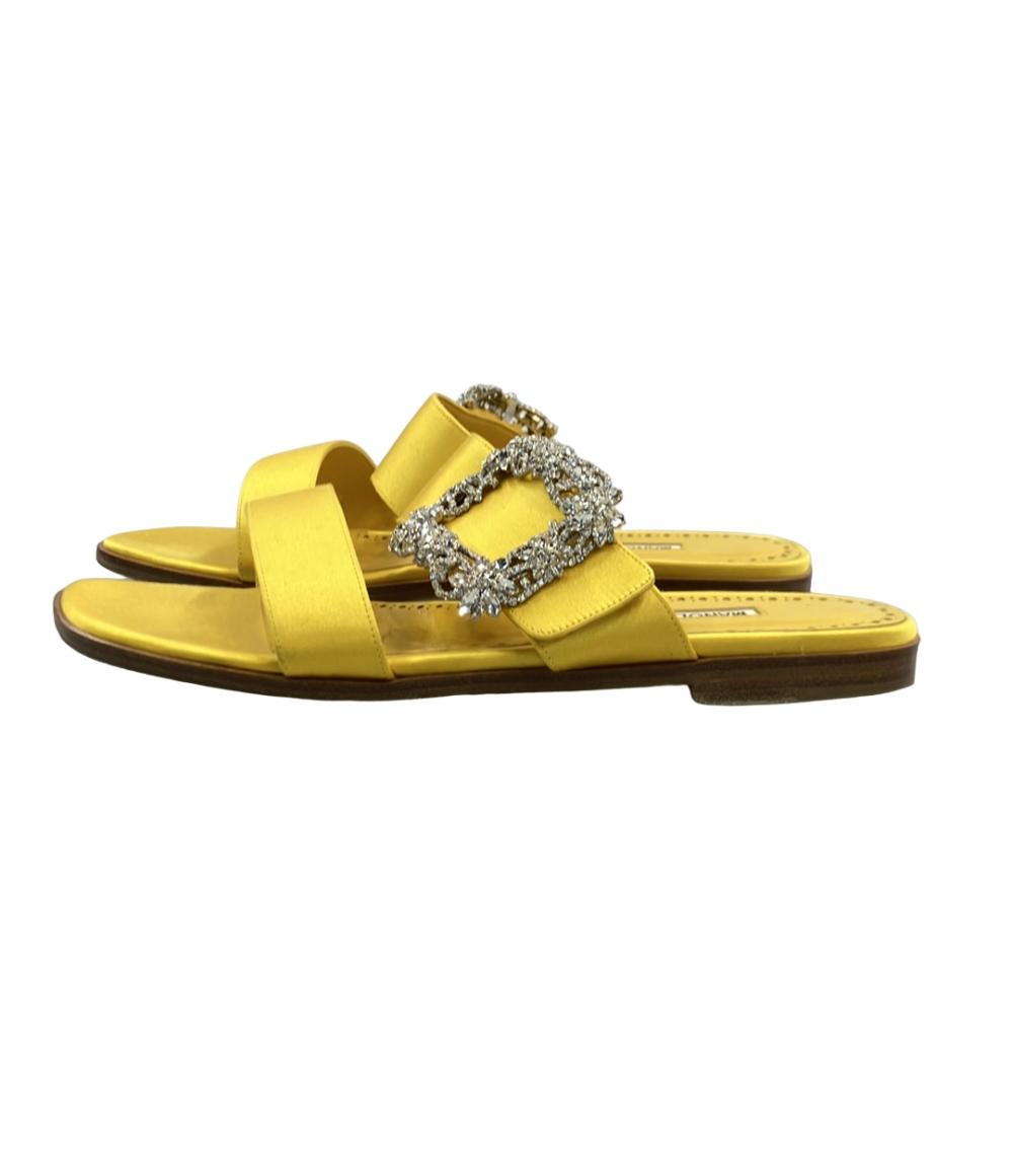 MANOLO BLAHNIK フラットサンダル MARTAMOD レディース SIZE 38 マノロ