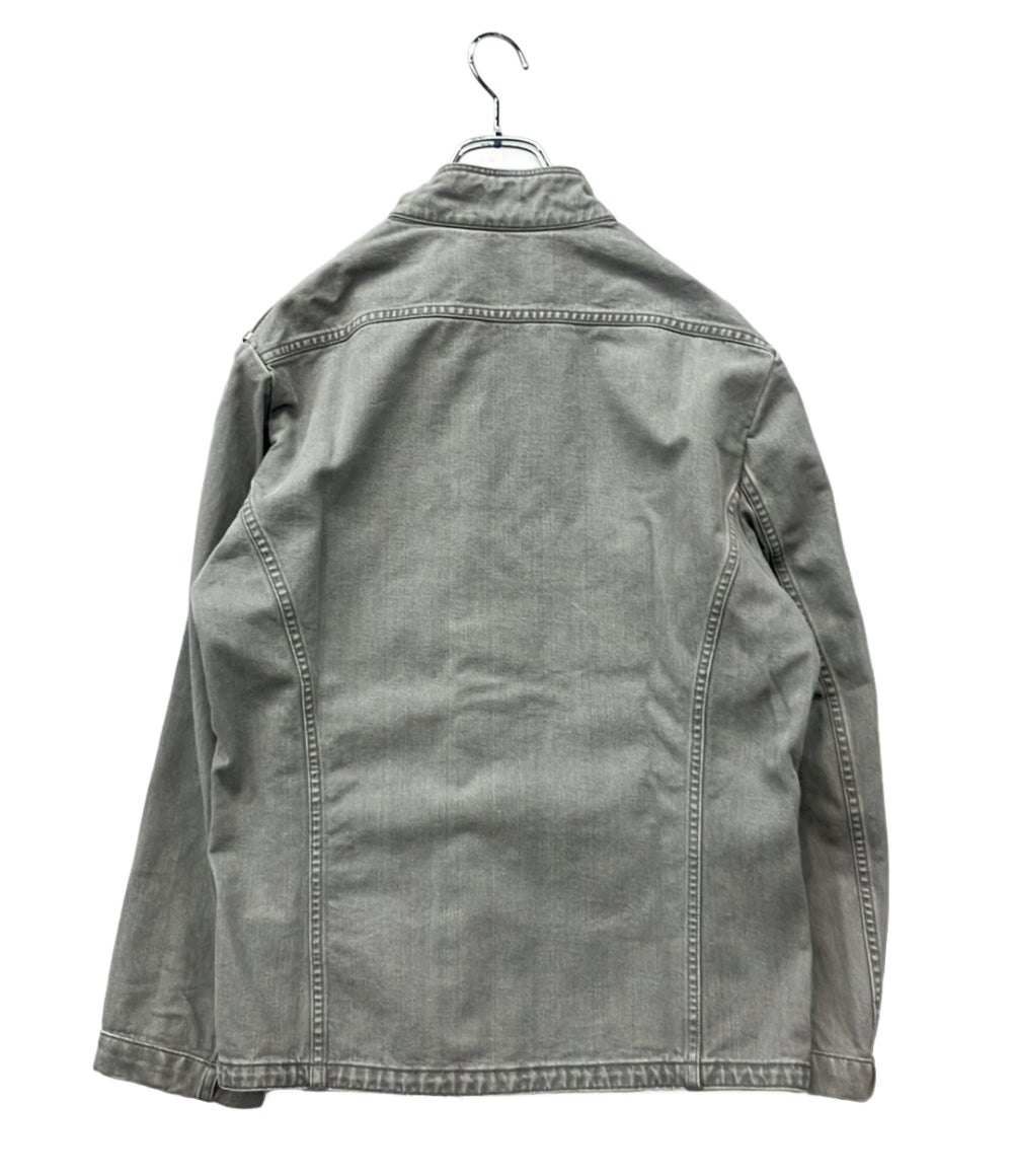姫【美品】Louis Vuitton グレー デニムジャケットヴィンテージ LOUIS VUITTON デニムジャケット Gジャン RM111MMSDJ11DBE メンズ SIZE