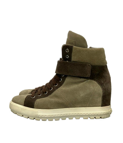 Miu Miu ハイカットスニーカーウェッジソール レディース SIZE 35.5 (S) ミュウ ミュウ