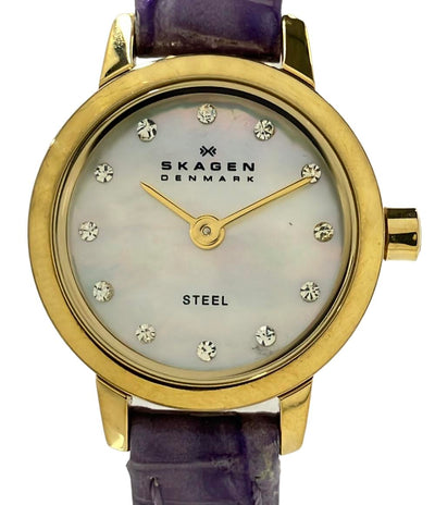 スカーゲン 腕時計 クオーツ シェル J345XSGLV8 レディース SKAGEN