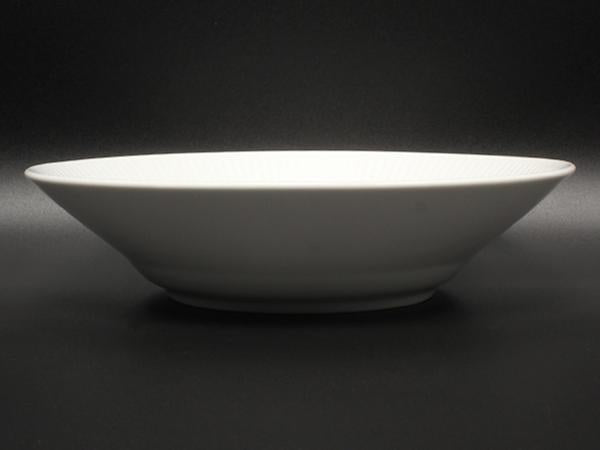 美品 Royal Copenhagen ディーププレート パスタプレート 深皿 24cm ホワイトフルーテッド ロイヤルコペンハーゲン