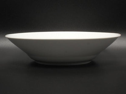 美品 Royal Copenhagen ディーププレート パスタプレート 深皿 24cm ホワイトフルーテッド ロイヤルコペンハーゲン