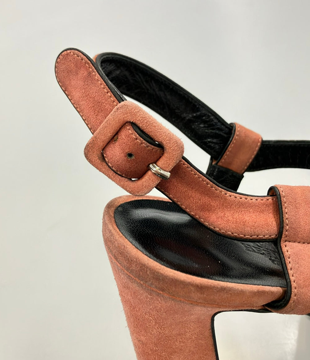 HERMES ストラップサンダル スエード レディース SIZE 35 (22cm) エルメス