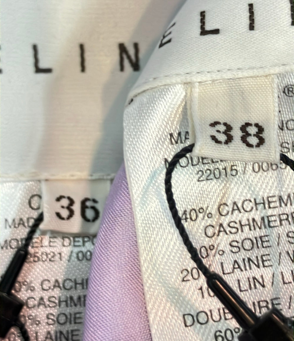 CELINE セットアップ スカートスーツ ラベンダー タグ付き レディース SIZE 36 (XS) セリーヌ