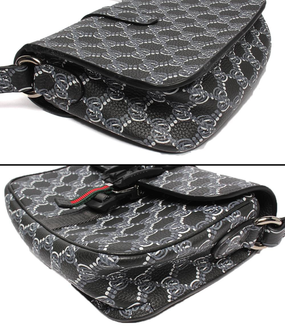 美品 GUCCI ショルダーバッグ 斜め掛け  シェリーライン GGシャドウ 800313 0416 レディース グッチ