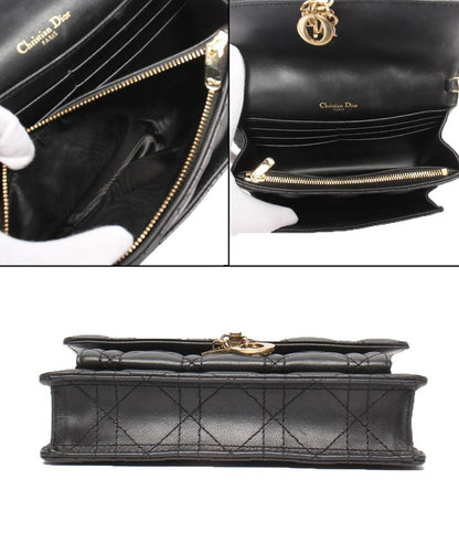 クリスチャンディオール 2wayチェーンショルダーウォレット クラッチ 斜め掛け デイリーチェーンポーチ レディース Christian Dior