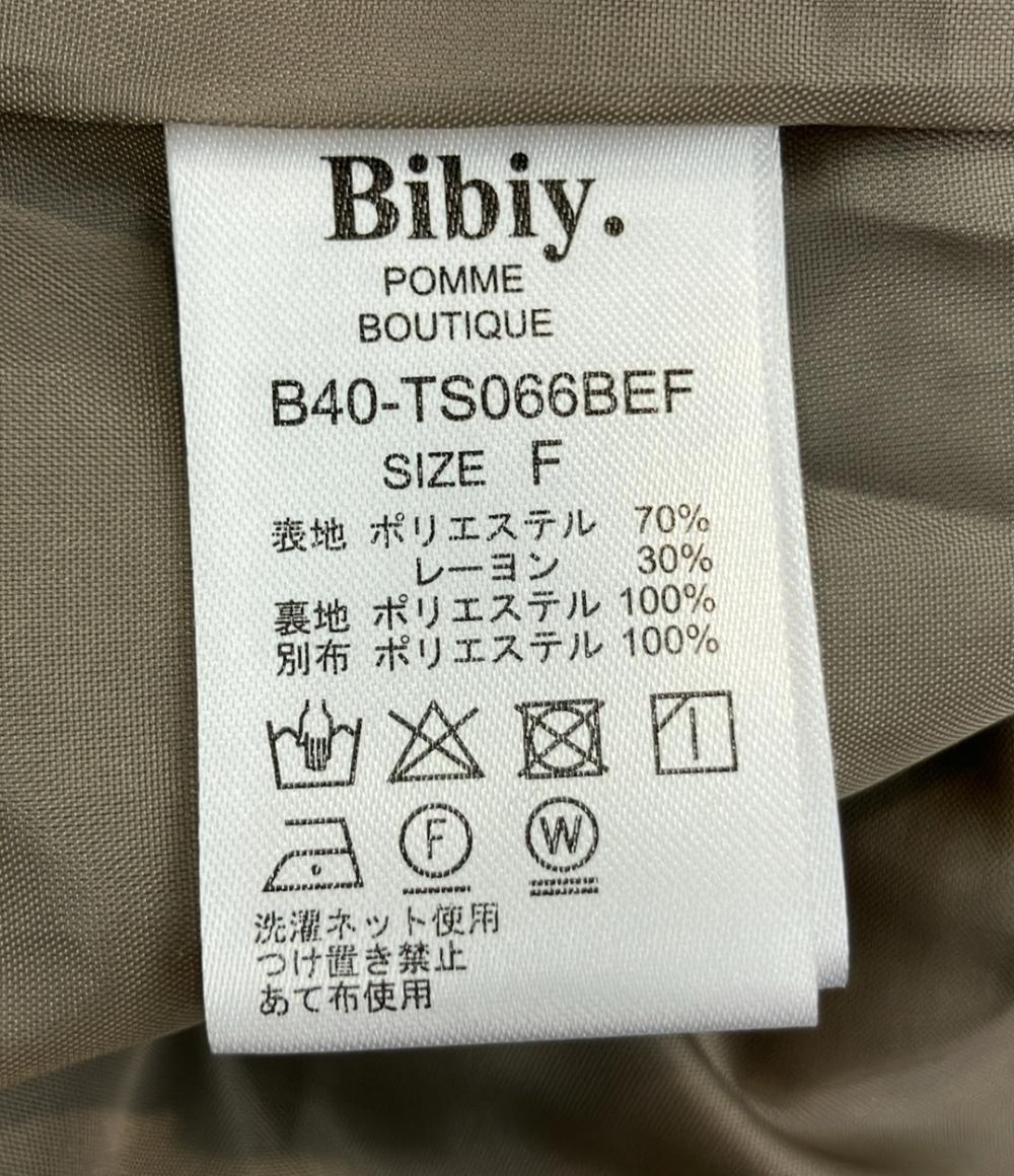 美品 ビビィ. ノースリーブワンピース リボントップス B40-TS066BEF レディース SIZE F (M) Bibiy.