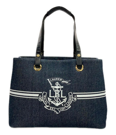 RALPH LAUREN トートバッグ デニム レディース ラルフローレン