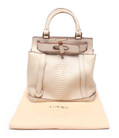 ロエベ ハンドバッグ パイソン レディース LOEWE