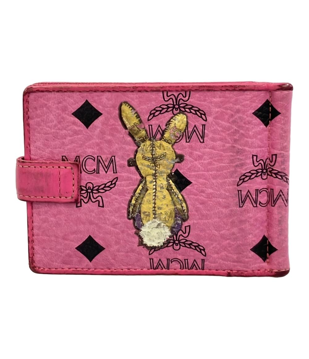 エムシーエム 二つ折り財布 マネークリップ付き メンズ MCM