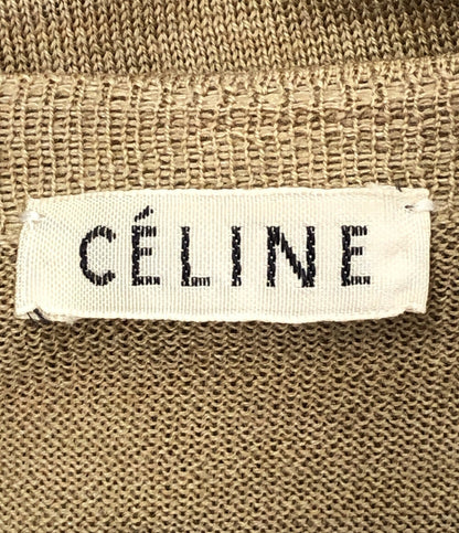 セリーヌ  シルク混 Vネックカーディガン トリオンフ     レディース SIZE XS (XS以下) CELINE