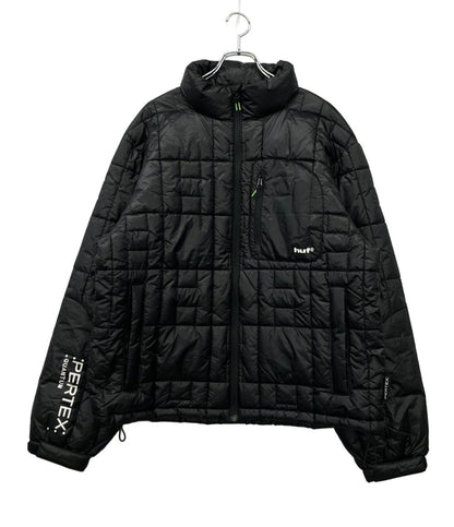 美品 HUF 中綿ジャケット PERTEX PUFFER JACKET ハフ パーテックス パファー ジャケット メンズ SIZE L ハフ