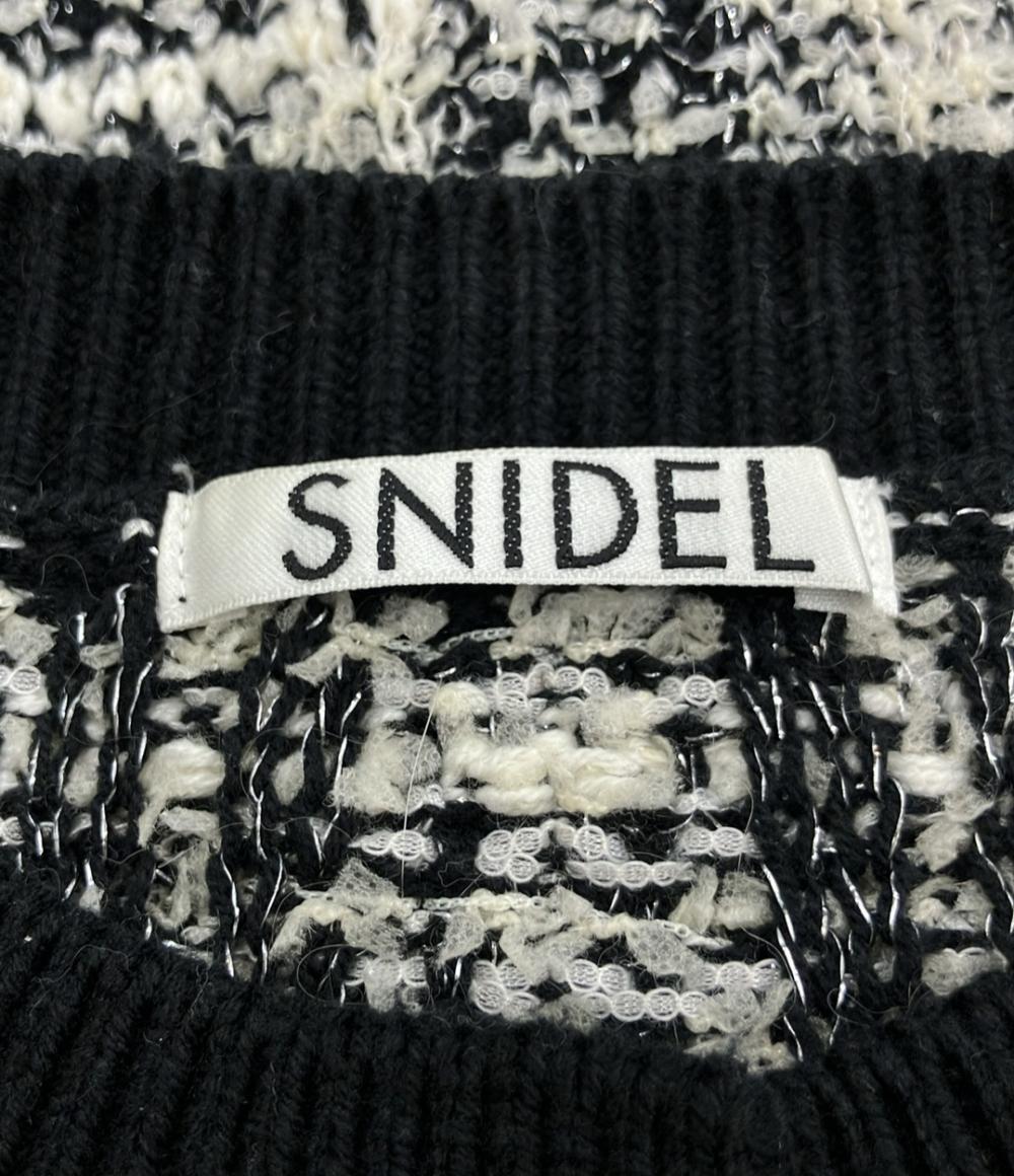 美品 スナイデル 長袖カーディガン ツイード レディース SIZE ONE (M) snidel