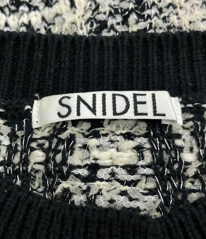 美品 スナイデル 長袖カーディガン ツイード レディース SIZE ONE (M) snidel